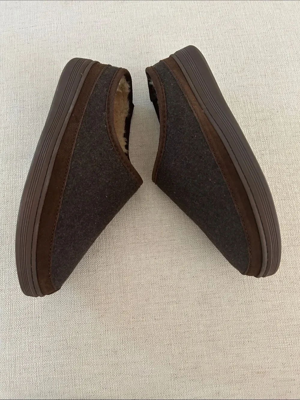 Cole Haan Men’s Indoor-Outdoor Clogs -Soft Slip-On Slippers, Brown, Small,  NWOT